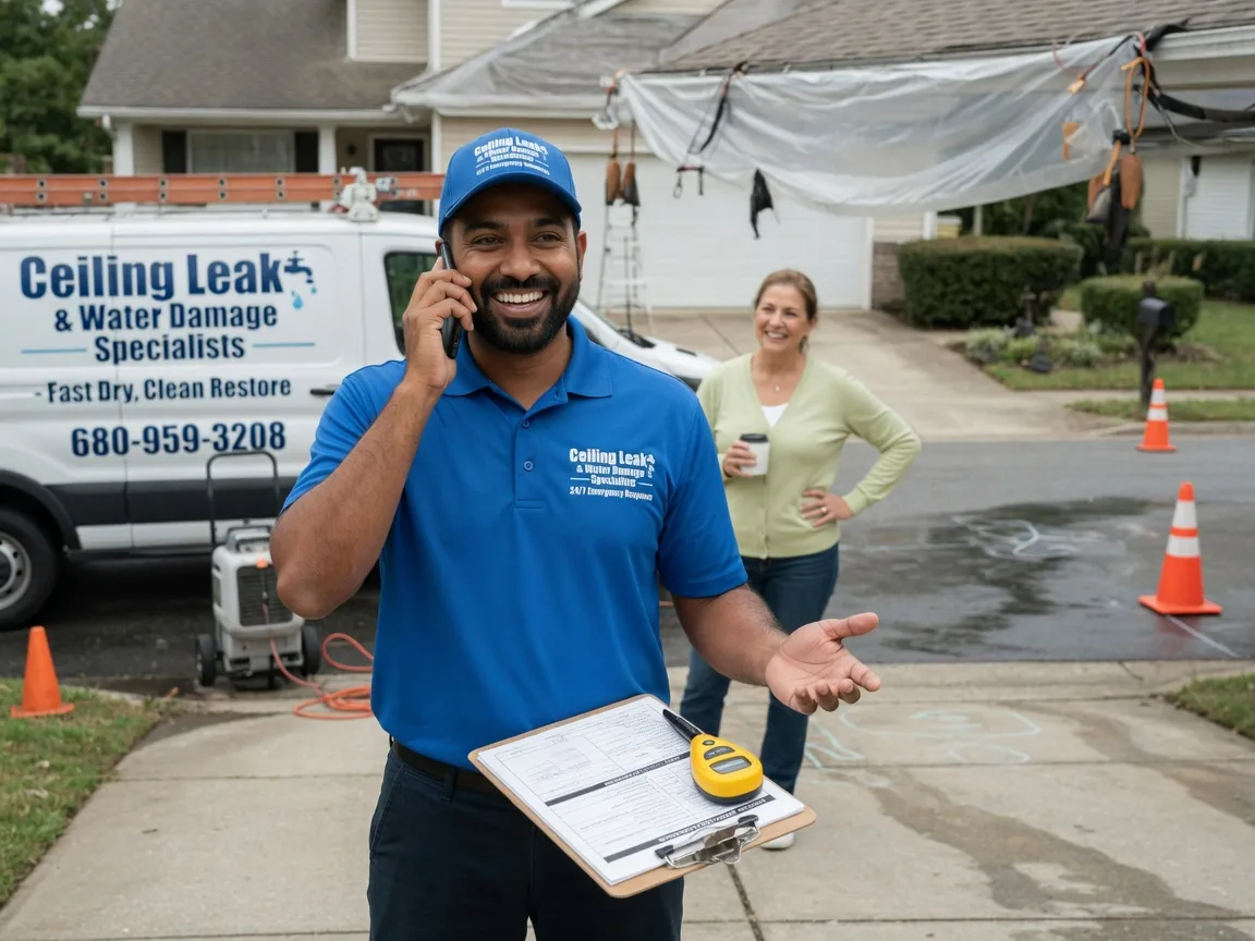 Ceiling Leak Cleanup Stacyville, IA FAQs
